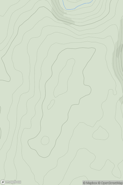 Thumbnail image for Bailey Hill [Welsh Borders S] showing contour plot for surrounding peak
